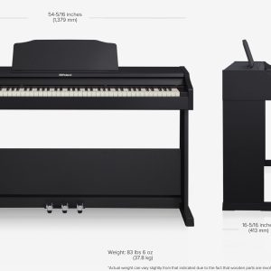 ROLAND RP102-BK デジタルピアノ Roland RP102 Digital Console Piano Black 88 Key | Guitar Center